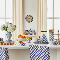 MacKenzie-Childs Royal Check Enamel Utensil Holder* Kitchen Storage & Organization