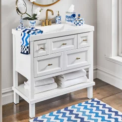 MacKenzie-Childs Royal Check Enamel Vanity Mirror* Bed & Bath