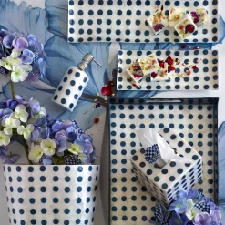 MacKenzie-Childs Royal Check Hydrangea - Blue* Greenery & Florals