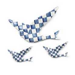 MacKenzie-Childs Royal Check Swallowtail Wall Decor* Room Accents