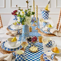MacKenzie-Childs Royal Check Table Runner* Kitchen & Table Linens