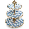 MacKenzie-Childs Royal Check Three Tier Sweet Stand* Outdoor Entertaining