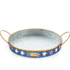 MacKenzie-Childs Royal Star Serving Trays - Set Of 2* Outdoor Entertaining