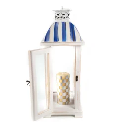 MacKenzie-Childs Royal Stripe Lantern* Outdoor Decor
