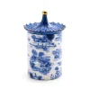 MacKenzie-Childs Royal Toile Lidded Cachepot* Room Accents