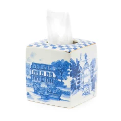 MacKenzie-Childs Royal Toile Tissue Holder* Bed & Bath