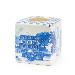 MacKenzie-Childs Royal Toile Tissue Holder* Bed & Bath