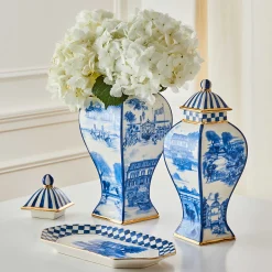 MacKenzie-Childs Royal Toile Tray* Serveware