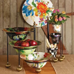 MacKenzie-Childs Serving Stand - Large* Outdoor Entertaining