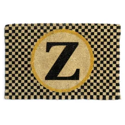 MacKenzie-Childs Single Letter Monogrammed Entrance Mat - Z* Outdoor Rugs & Mats