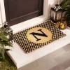 MacKenzie-Childs Single Letter Monogrammed Entrance Mat - N* Outdoor Rugs & Mats