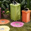 MacKenzie-Childs Small Shutter Lantern - Orange* Outdoor Decor