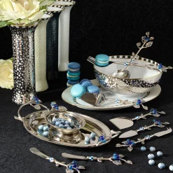 MacKenzie-Childs Soho Serving Platter - Cloud* Outdoor Entertaining