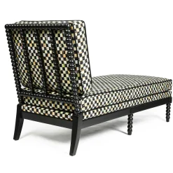 MacKenzie-Childs Spindle Check Outdoor Chaise* Outdoor Furniture