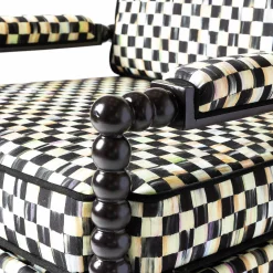 MacKenzie-Childs Spindle Check Outdoor Chair* Outdoor Furniture