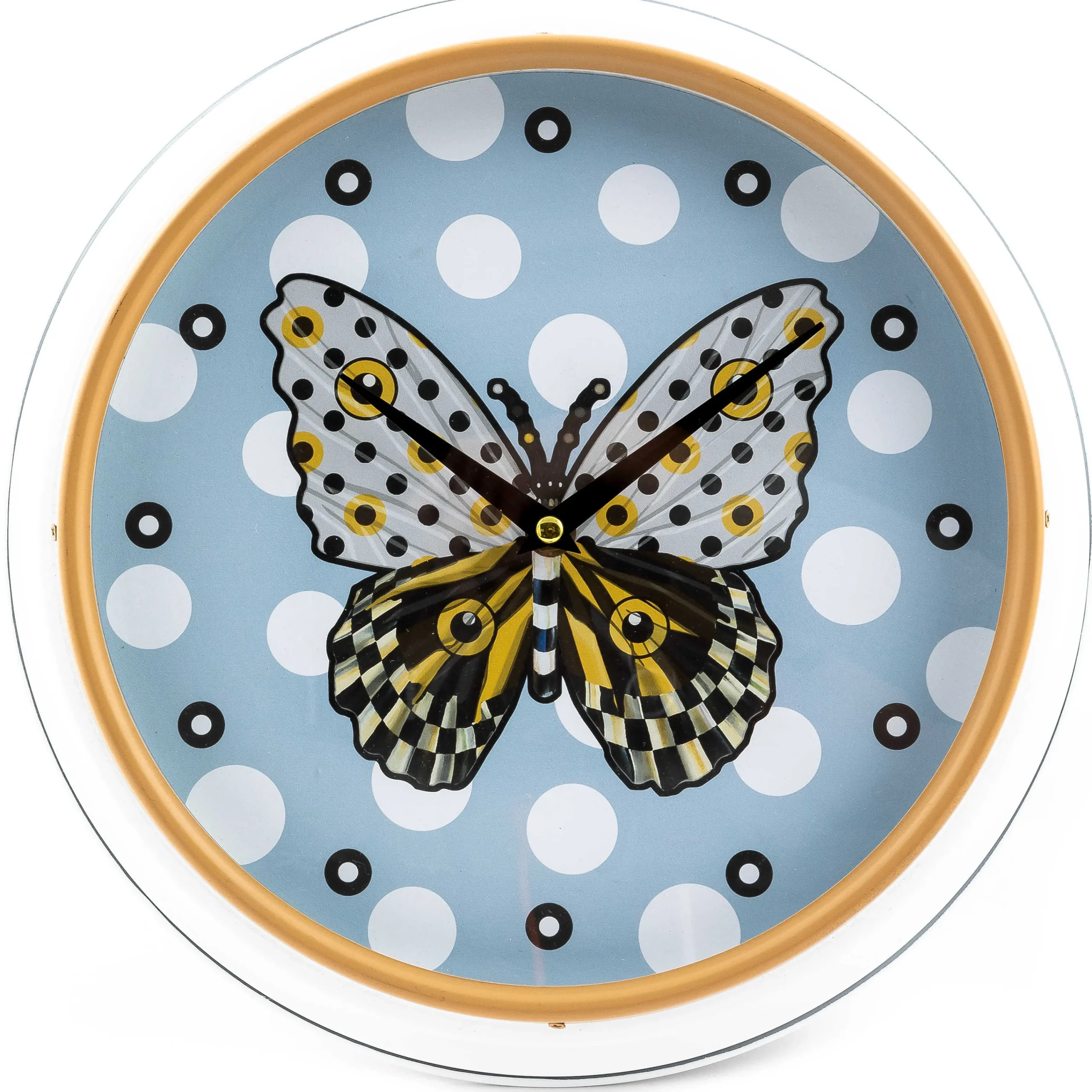 MacKenzie-Childs Spot On Butterfly Wall Clock* Room Accents