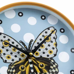 MacKenzie-Childs Spot On Butterfly Wall Clock* Room Accents