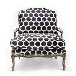 MacKenzie-Childs Spot On Chair - Black* Living Room
