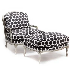 MacKenzie-Childs Spot On Chair - Black* Living Room