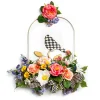 MacKenzie-Childs Spring Blooms Bird Arch Wreath* Entryway & Porch