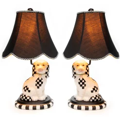 MacKenzie-Childs Staffordshire Dog Lamps - Set Of 2* Lighting