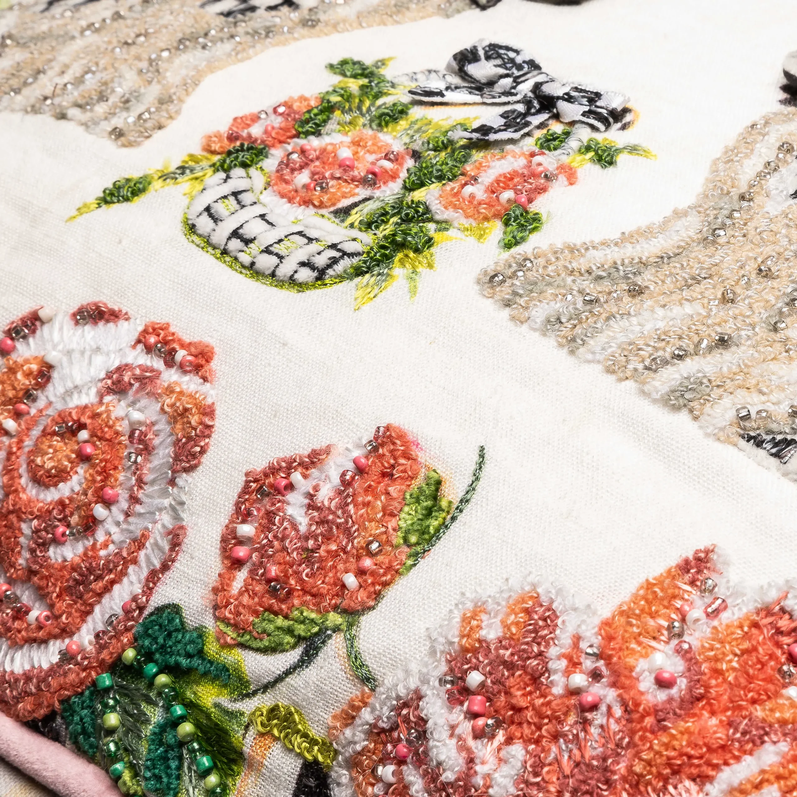 MacKenzie-Childs Staffordshire Dogs Lumbar Pillow* Pillows, Throws, & Cushions