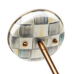 MacKenzie-Childs Sterling Check Barn Pendant Lamp -18"* Lighting