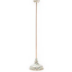 MacKenzie-Childs Sterling Check Barn Pendant Lamp -12"* Lighting