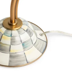 MacKenzie-Childs Sterling Check Desk Lamp* Lighting