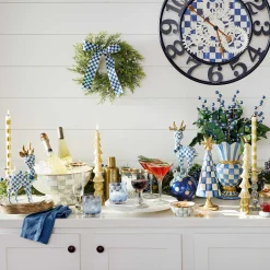 MacKenzie-Childs Sterling Check Enamel Everything Bowl* Outdoor Entertaining