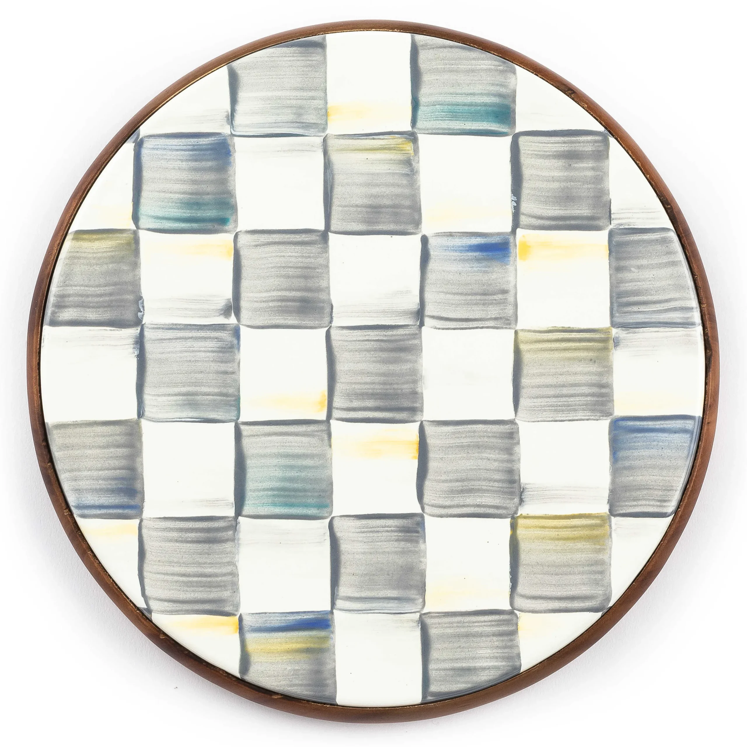 MacKenzie-Childs Sterling Check Enamel Trivet - Large* Kitchen Utensils & Tools