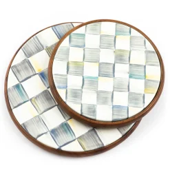 MacKenzie-Childs Sterling Check Enamel Trivet - Large* Kitchen Utensils & Tools