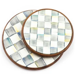 MacKenzie-Childs Sterling Check Enamel Trivet* Kitchen Utensils & Tools