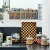 MacKenzie-Childs Sterling Check Kitchen Canister - Large* Kitchen Storage & Organization