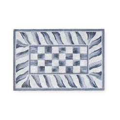 MacKenzie-Childs Sterling Check Rug - 2' X 3'* Rugs