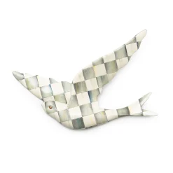 MacKenzie-Childs Sterling Check Swallowtail Wall Decor* Room Accents