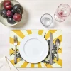 MacKenzie-Childs Sunrise Rooster Cork Back Placemats - Set Of 4* Table Accessories
