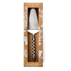 MacKenzie-Childs Supper Club Pie Server - Courtly Check* Outdoor Entertaining