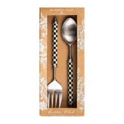 MacKenzie-Childs Supper Club Salad Serving Set - Courtly Check* Outdoor Entertaining