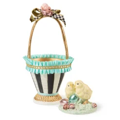MacKenzie-Childs Sweet Shop Chick Basket* Room Accents