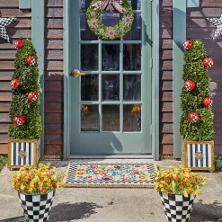 MacKenzie-Childs Swirl Topiary* Greenery & Florals