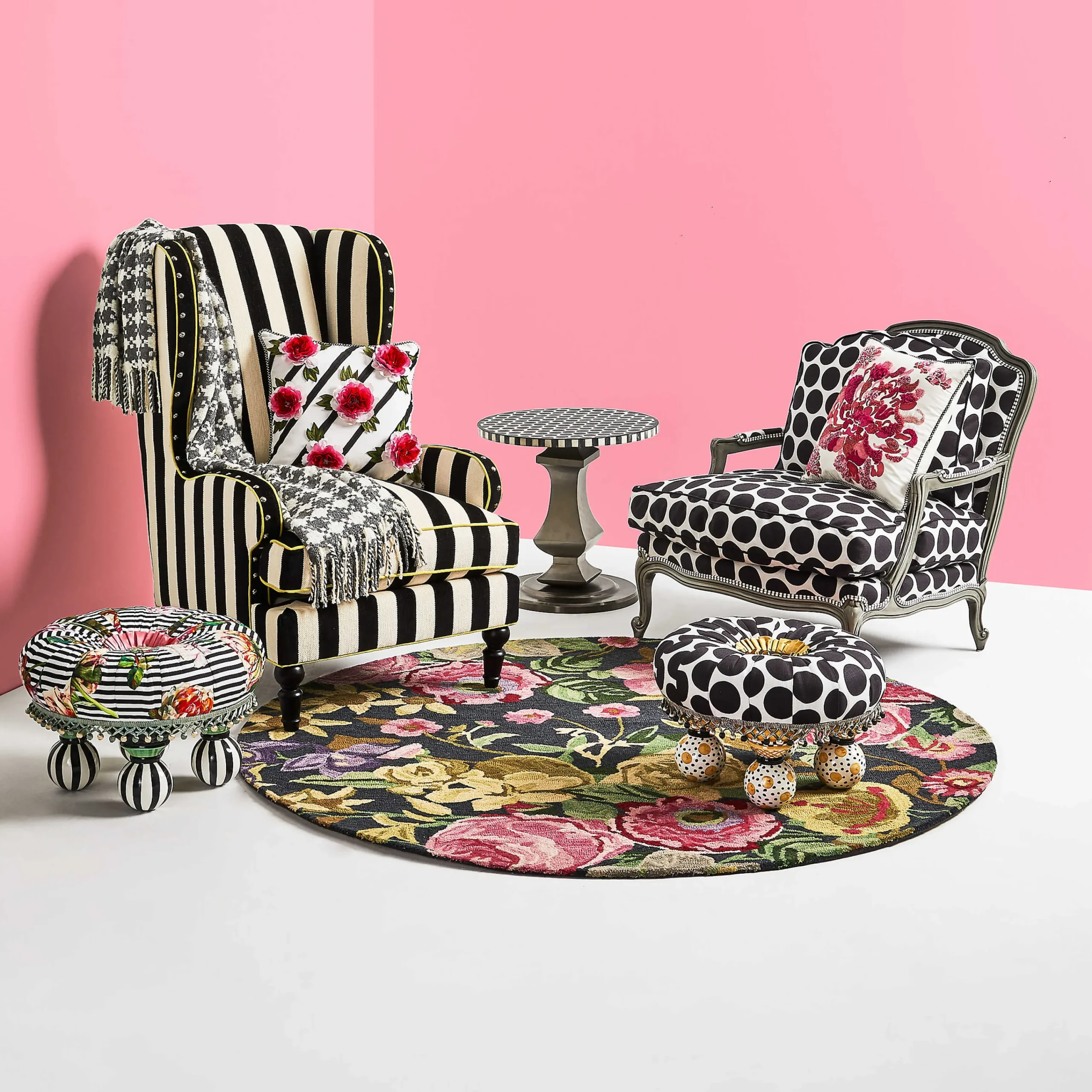 MacKenzie-Childs Tatton Park Pillow* Pillows, Throws, & Cushions