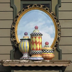 MacKenzie-Childs Taylor Globe Canister - Odd Fellows* Kitchen Storage & Organization