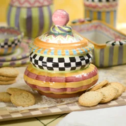 MacKenzie-Childs Taylor Small Canister - Odd Fellows* Kitchen Storage & Organization