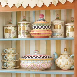 MacKenzie-Childs Taylor Small Canister - Odd Fellows* Kitchen Storage & Organization