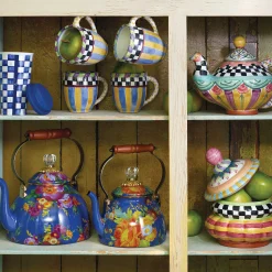 MacKenzie-Childs Taylor Teapot - Odd Fellows* Outdoor Entertaining