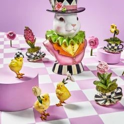 MacKenzie-Childs Teacup Hyacinth* Room Accents