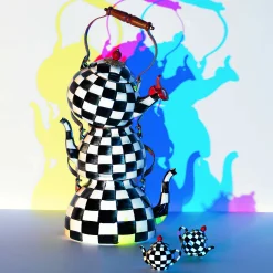 MacKenzie-Childs Teapot Salt & Pepper Set* Outdoor Entertaining