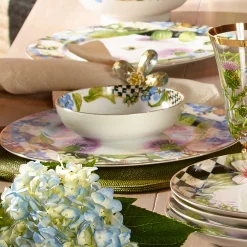 MacKenzie-Childs Thistle & Bee Charger* Outdoor Entertaining