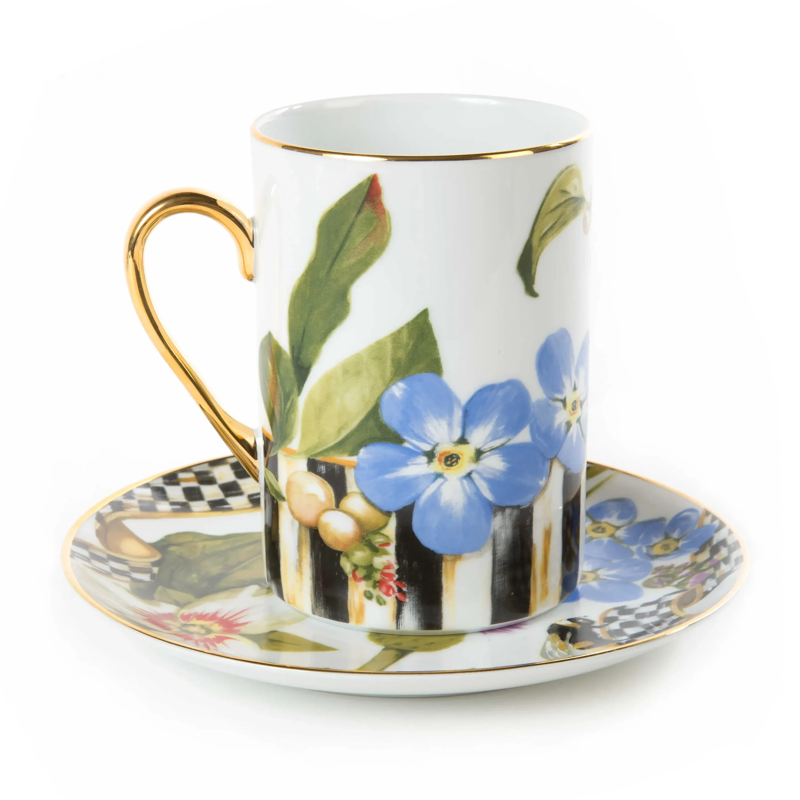 MacKenzie-Childs Thistle & Bee Mug* Outdoor Entertaining